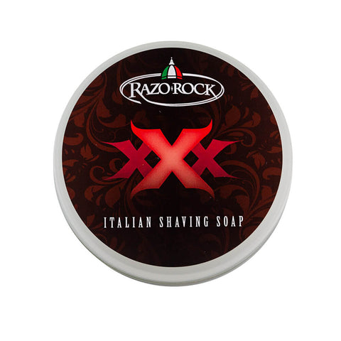 RazoRock XXX Italian Shaving Soap - Glass Jar SPECIAL EDITION-RazoRock-ItalianBarber